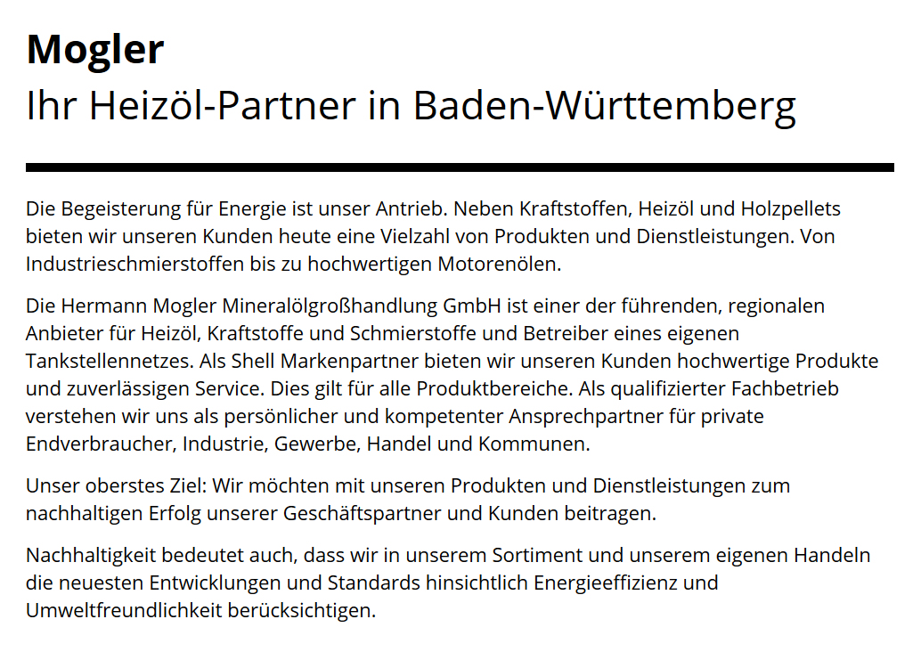 Heizöl-Partner für Heilbronn, Leingarten, Ellhofen, Talheim, Erlenbach, Weinsberg, Neckarsulm und Flein, Untereisesheim, Bad Friedrichshall